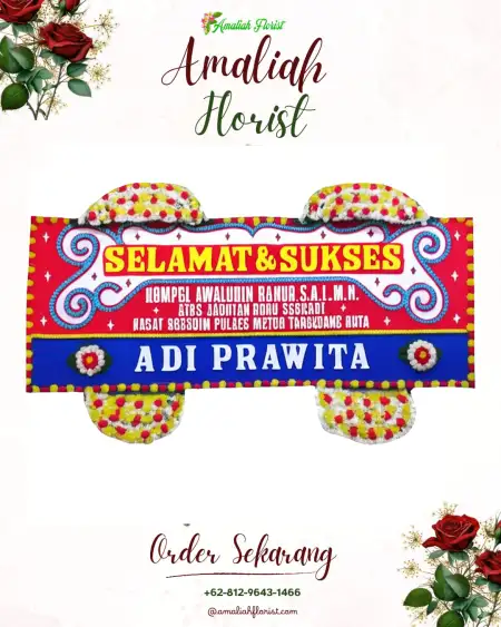 Papan Bunga Ucapan Selamat Sambuli